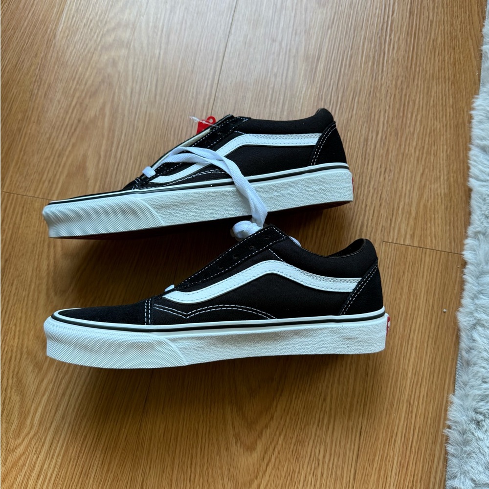 Vans Classic Black and White Sneakers
